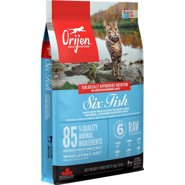 ORIJEN Six fish - dry cat ...