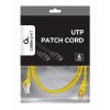 PATCH CABLE CAT6 UTP 2M/YELLOW PP6U-2M/Y GEMBIRD