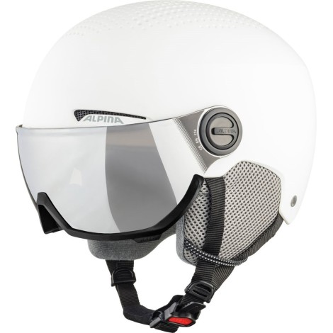 WINTER HELMET ALPINA ARBER VISOR Q-LITE WHITE MATT 54-58