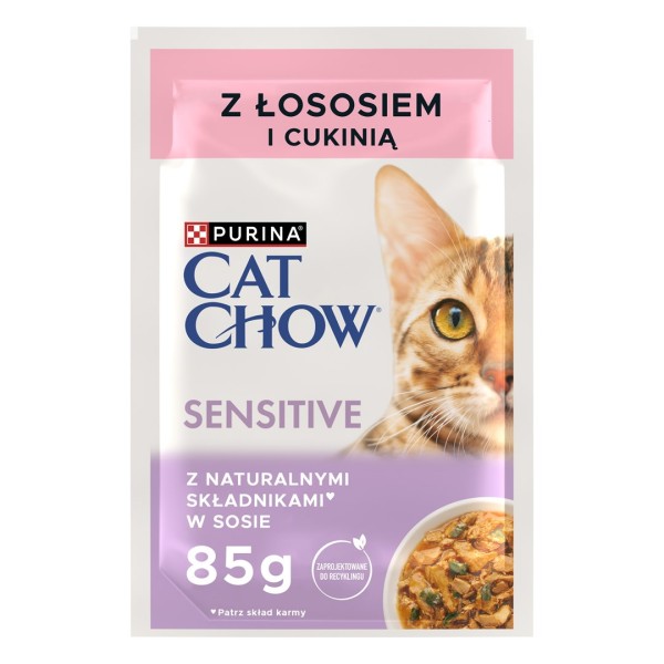 PURINA Cat Chow Sensitive Salmon and ...