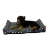 GO GIFT Rex graphite L - pet bed - 93 x 61 x 8 cm