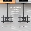 ONKRON Ceiling mount for TV 32"-80" max 68 kg, tilt-swivel, black