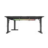Genesis Gaming Desk | Holm 160 Modular Corner | Black/Anthracite