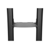 Techly Steel Trolley Floor Support with adjustable height, for TV from 60'' to 100''