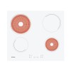 Candy | Hob | CH64CCW | Vitroceramic | Number of burners/cooking zones 4 | Touch | White