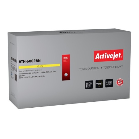 Activejet ATH-6002AN Toner (replacement for HP 124A Q6002A, Canon CRG-707Y; Premium; 2000 pages; yellow)