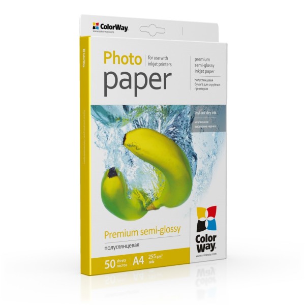 ColorWay Premium Semiglossy Photo Paper, 255g/m, ...