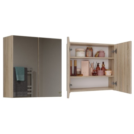 Topeshop POLA 2DL SONOMA bathroom storage cabinet Oak, Wood