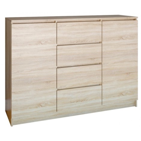 Topeshop 2D4S SONOMA chest of drawers