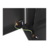 LANBERG Wall mount 19i 12U 600x600 black