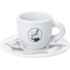 Set of 4 espresso cups BIALETTI CAROUSEL Porcelain 4x 50 ml White