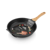 ETA Pan | ETA692990000 TITANIUM II | Universal | Diameter 28 cm | Electric, induction, gas, glass ceramics | Suitable for induction hob | Fixed handle | Black