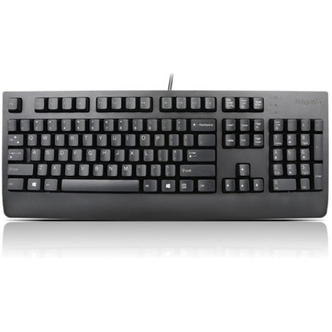 Lenovo | Essential | Preferred Pro II USB Keyboard - US English with Euro symbol | Standard | Wired | US | Black | Numeric keypad