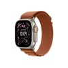 Apple 49mm Terra Cotta Alpine Loop - Medium - Natural Titanium Finish