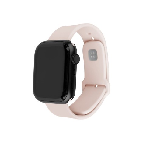 Fixed | Sporty Strap Set for Apple Watch 38/40/41 mm | 160-225 mm | Pink | Silicone