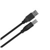 Lanberg CA-USBA-11CC-0010-BK USB cable 1 m 2.0 USB B Black