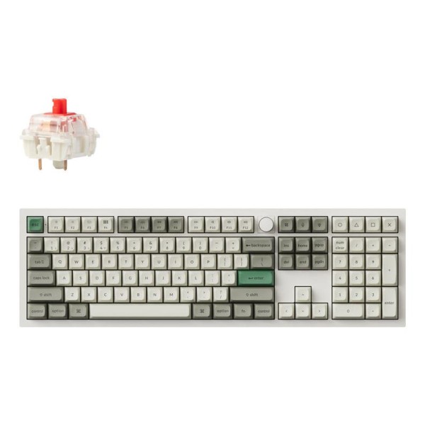 KEYBOARD WRL Q6 MAX RGB/SHELL WHITE ...