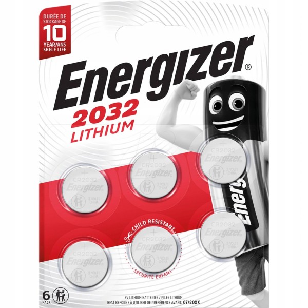 ENERGIZER BATTERIES SPECIAL CR2032 6 PIECES ...