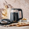Adler Kettle with LED Display | AD 1305 | Electric | 2200 W | 1.7 L | Plastic | 360° rotational base | Black/Gold