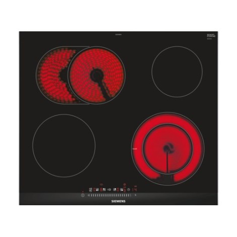 Siemens ET675FNP1E hob Black, Stainless steel Built-in Ceramic 4 zone(s)