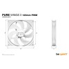 CASE FAN 120MM PURE WINGS 3/WHITE PWM BL110 BE QUIET