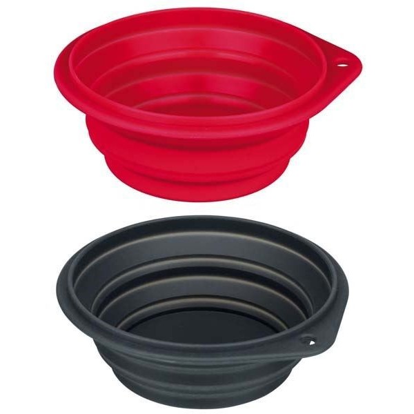 TRIXIE TX-25013 Travel Bowl, silicone, foldable ...