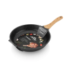 ETA Pan | ETA692990000 TITANIUM II | Universal | Diameter 28 cm | Electric, induction, gas, glass ceramics | Suitable for induction hob | Fixed handle | Black