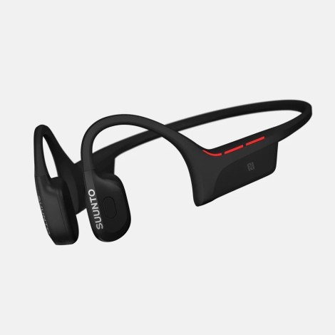 Suunto Wing 2 Black wireless bone conduction headphones with power bank