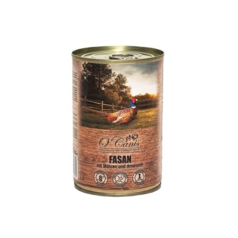 O'CANIS canned-wet dog food- pheasant with carrots- 400 g