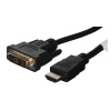 Lanberg CA-HDDV-10CC-0018-BK video cable adapter 1.8 m HDMI Type A (Standard) DVI-D Black