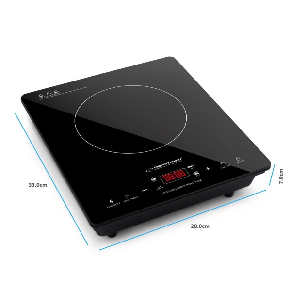 Esperanza EKH009 hob Black Countertop 28 ...