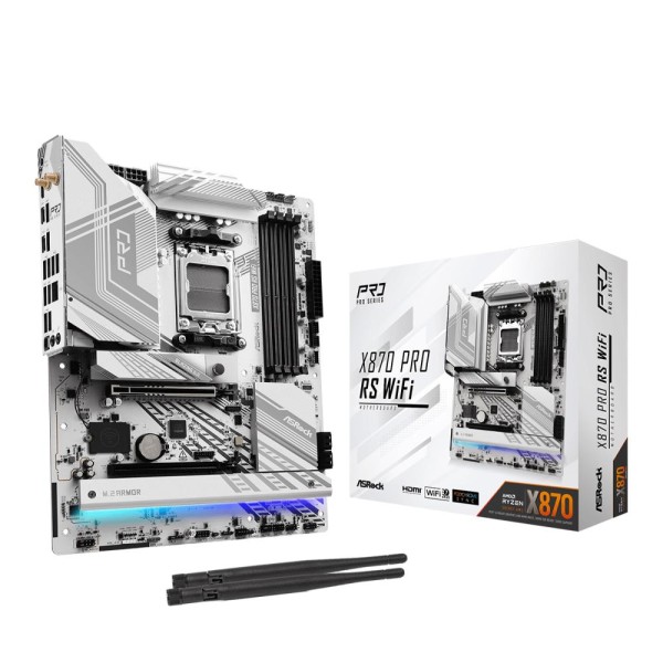 Mainboard|ASROCK|AMD X870|SAM5|ATX|Memory DDR5|Memory slots 4|1xPCI-Express 4.0 ...