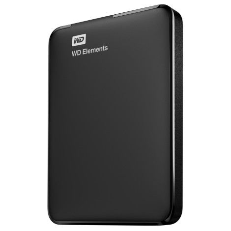 External HDD|WESTERN DIGITAL|Elements Portable|1TB|USB 3.0|Colour Black|WDBUZG0010BBK-WESN