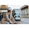 HJC CALIDO PLUS Silver Cycling Helmet, PEARL GREYISH SILVER, Size M