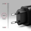 AXAGON ACU-QC18 Wall charger 18W, 1x port USB-A, QC3.0/AFC/Apple, black