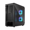 Fractal Design | Focus 2 | Side window | RGB Black TG Clear Tint | Midi Tower | Power supply included No | ATX