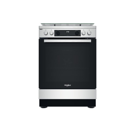 Whirlpool Cooker | WS68G8CHX/E/1 | Hob type Gas | Oven type  Electric | Stainless Steel | Width 60 cm | Digital | Depth 60 cm | 78 L