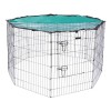 KERBL Run, large 8-piece modular playpen for dogs, cats, rabbits and rodents - 57x78 cm