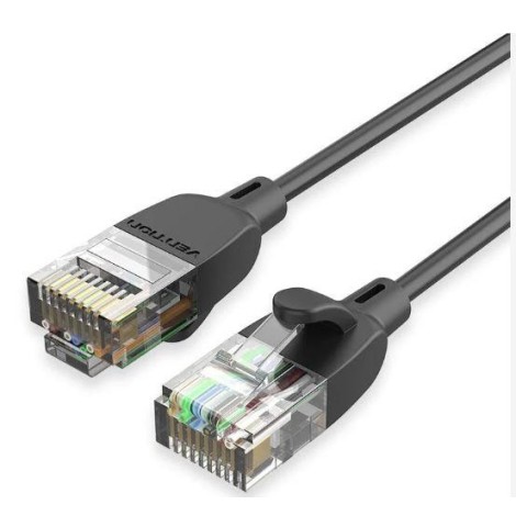 PATCH CABLE CAT.6A UTP/1M BLACK IBIBF VENTION