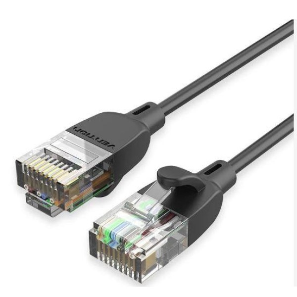 PATCH CABLE CAT.6A UTP/1M BLACK IBIBF ...