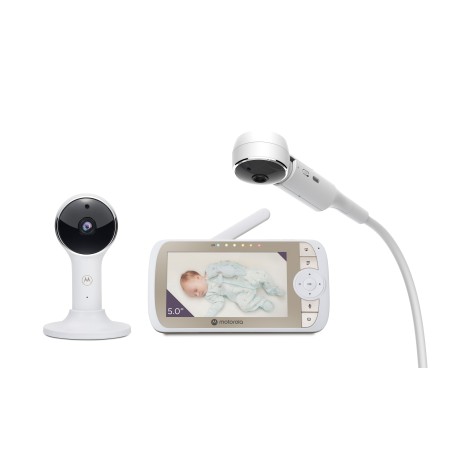 Motorola | Full HD Wi-Fi Video Baby Monitor with Crib Mount | VM65X CONNECT 5.0