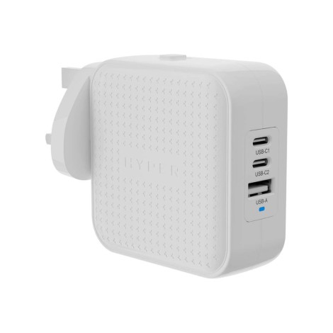 Hyper HyperJuice 70W USB-C GaN Travel Charger (3C+1A) - White | Hyper