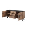 Cama sideboard LOTTA 150 2D3S wotan oak + mat black