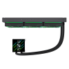 Gamemax | CPU Liquid cooler | HAILSTORM 360 LCD | Black
