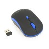 MOUSE USB OPTICAL WRL BLACK/BLUE MUSW-4B-03-B GEMBIRD