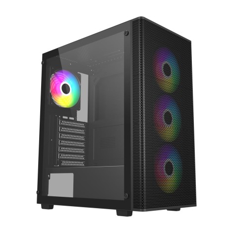 FSP Case | M220-BA | Black | Mid Tower | Power supply included No