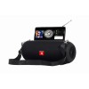 Gembird SPK-BT-17 portable Bluetooth speaker with FM-radio, black