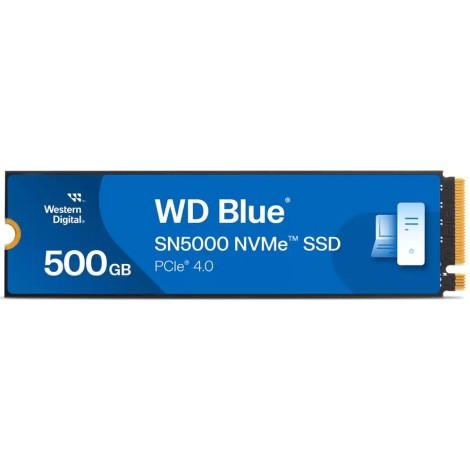 Western Digital Blue SN5000 500 GB M.2 PCI Express 4.0 NVMe 3D TLC NAND