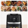 Tefal Easy Fry Silence EY5568E0 fryer Single 5 L Stand-alone Hot air fryer Black, Stainless steel
