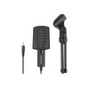 Natec | Microphone | NMI-1236 Asp | Black | Wired